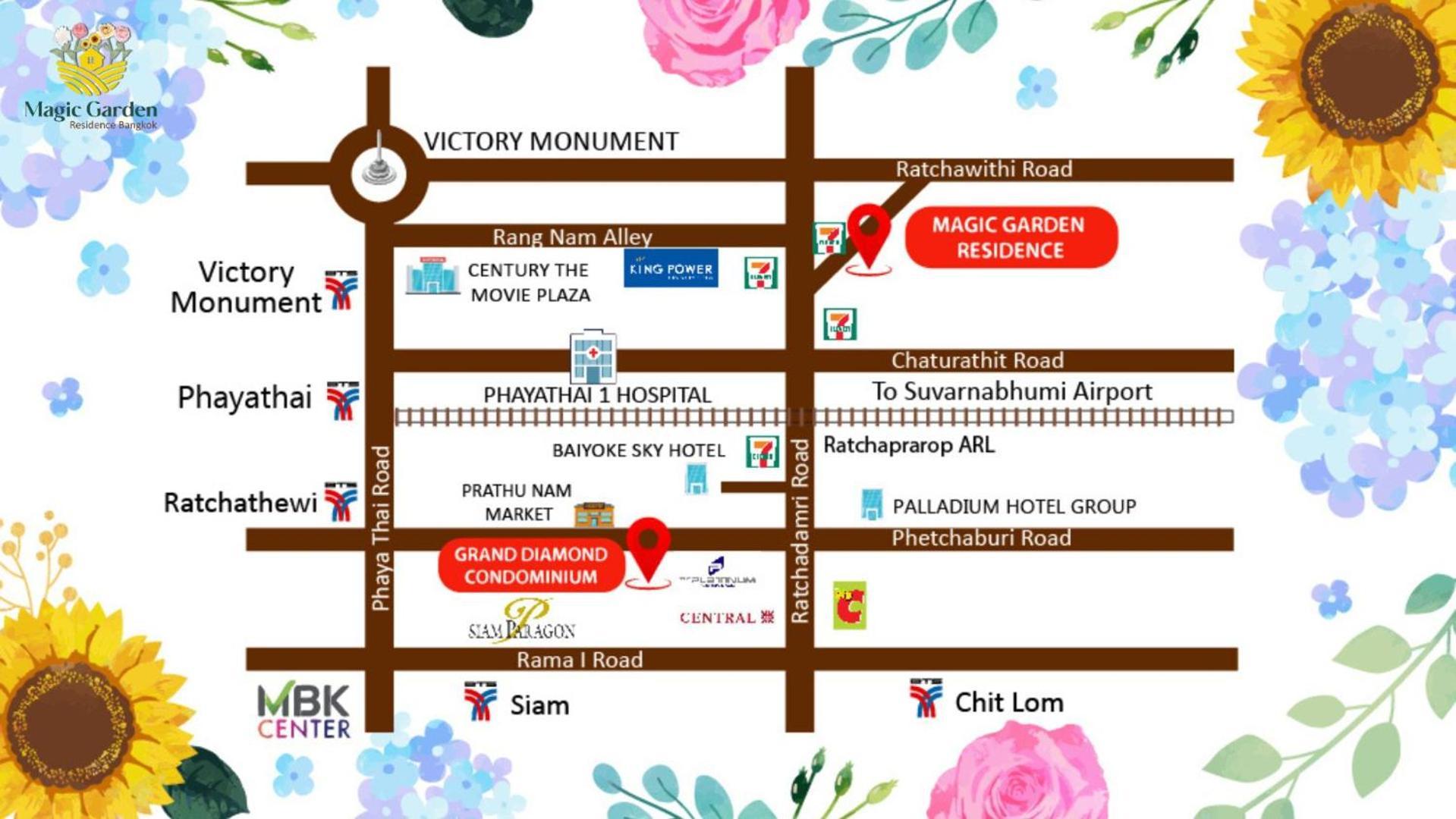 Magic Garden Residence Bangkok Ngoại thất bức ảnh