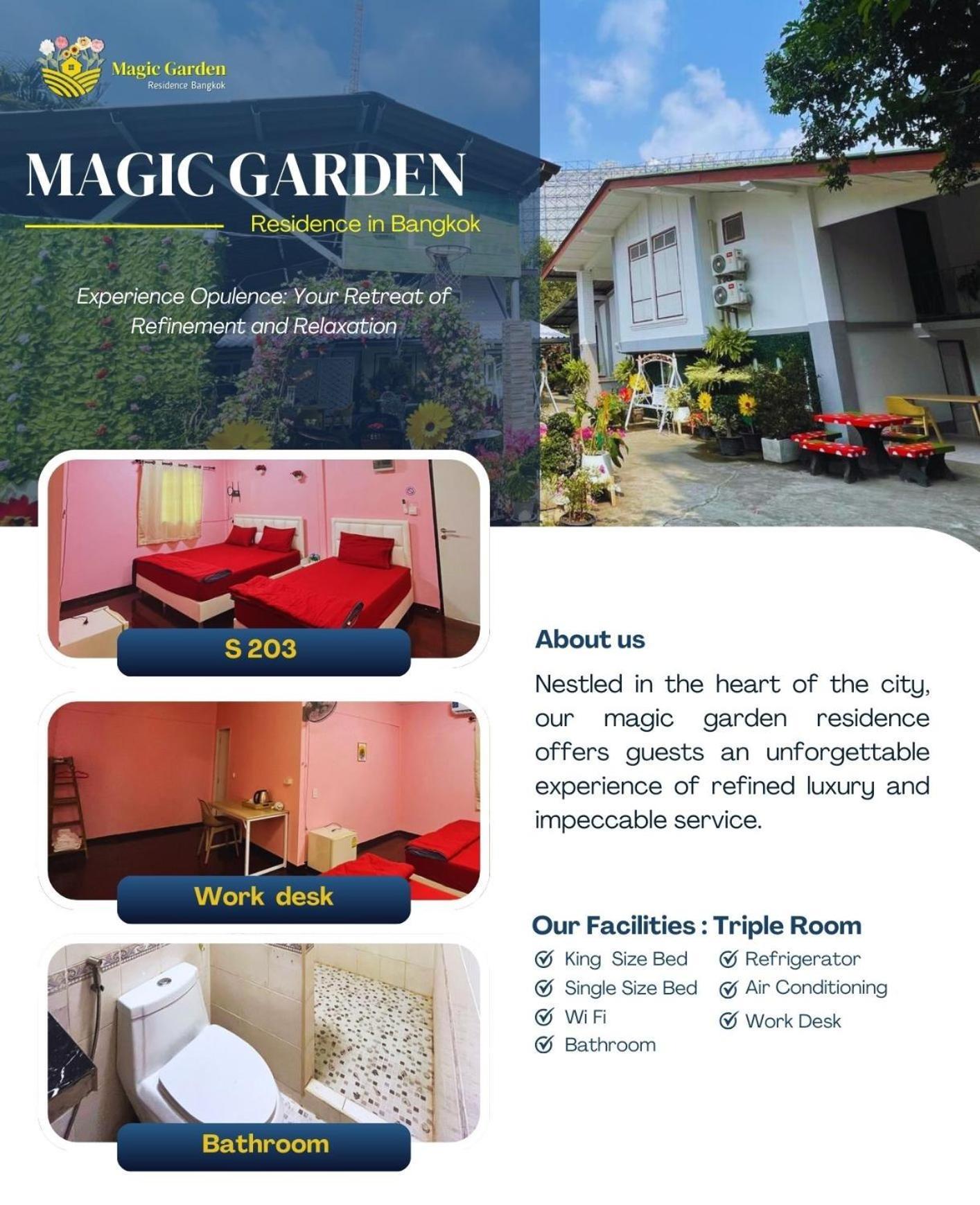 Magic Garden Residence Bangkok Ngoại thất bức ảnh