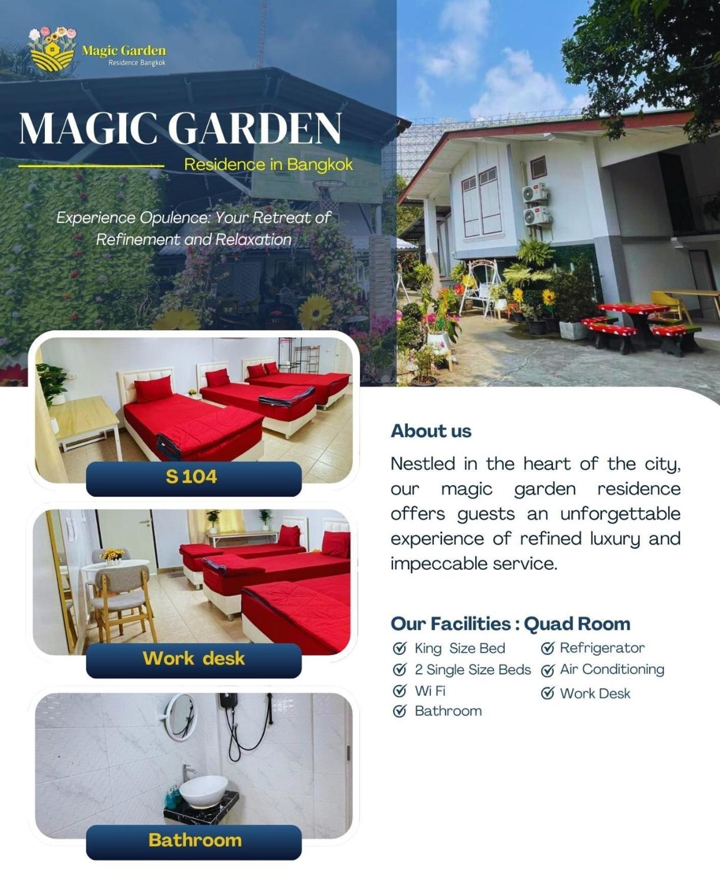 Magic Garden Residence Bangkok Ngoại thất bức ảnh
