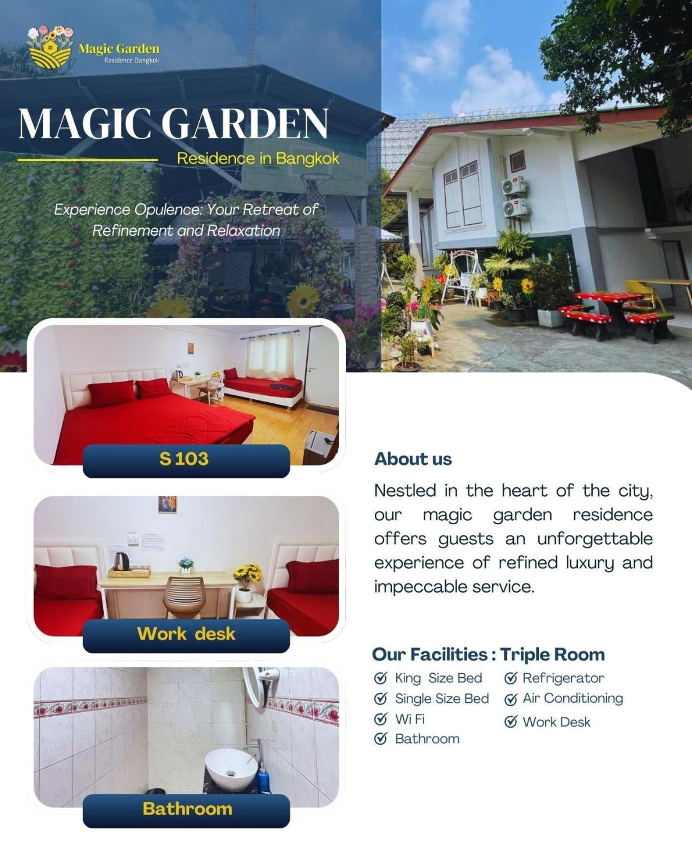 Magic Garden Residence Bangkok Ngoại thất bức ảnh