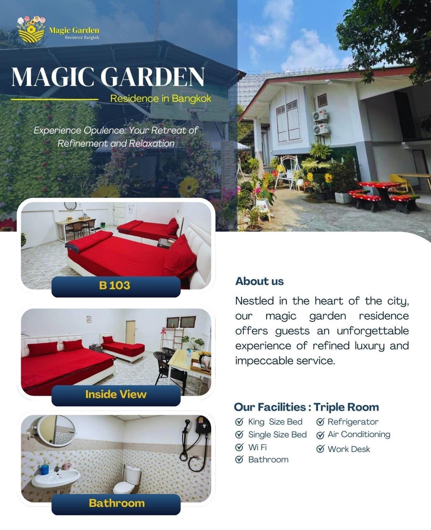 Magic Garden Residence Bangkok Ngoại thất bức ảnh
